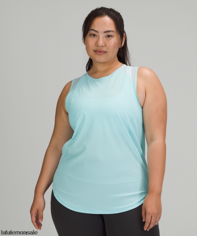 Lululemon Damen DELULU545 | Eisblau Sculpt Tanktop